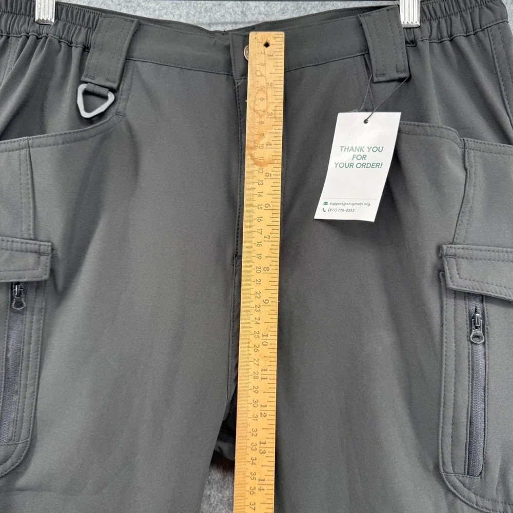 Flexcamo Tactical Cargo Pants Mens Size L-34 Black Utility Outdoor Workwear